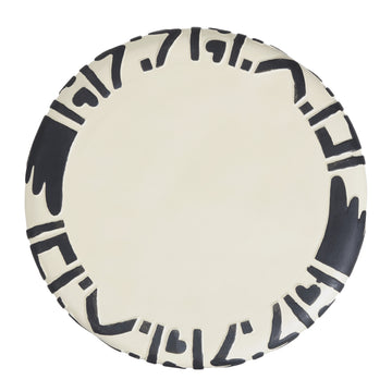 Rugvor 18" MidCentury Modern Geometric Drum Garden Stool - JONATHAN Y